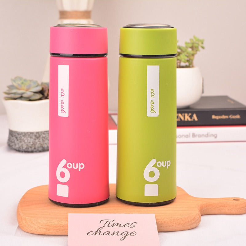 Portable Glass Water Bottle Wide Mouth BPA Free Sports Leak-proof Glass Water Bottles