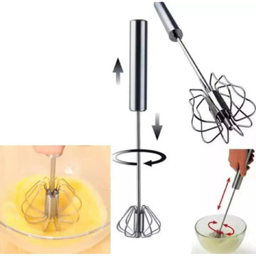 Automatic Egg Beater Stainless Steel - Manual Egg Beater | Stainless Steel