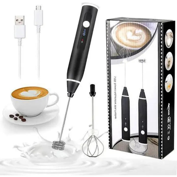2 in 1 Electric Coffee Beater & Milk Frother | Handheld Egg Beater, Whisk Mixer