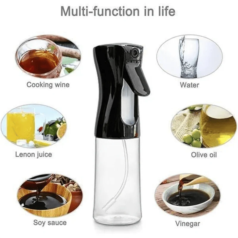 200ml Sauce Sprayer Bottle, BBQ Cooking Kitchen Olive Oil Sprayer