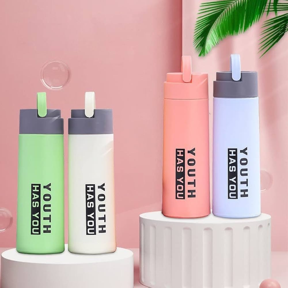 Unique Simple Youth Has You 450ml Drinking Bottle Water Tumbler steel Water Bottles,